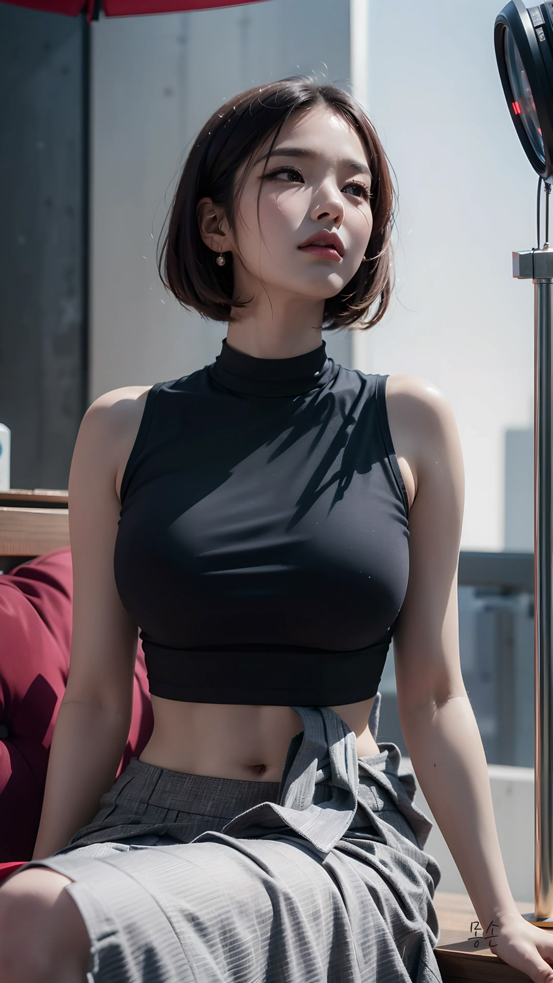 【Ai艺术】身穿连衣裙的女孩