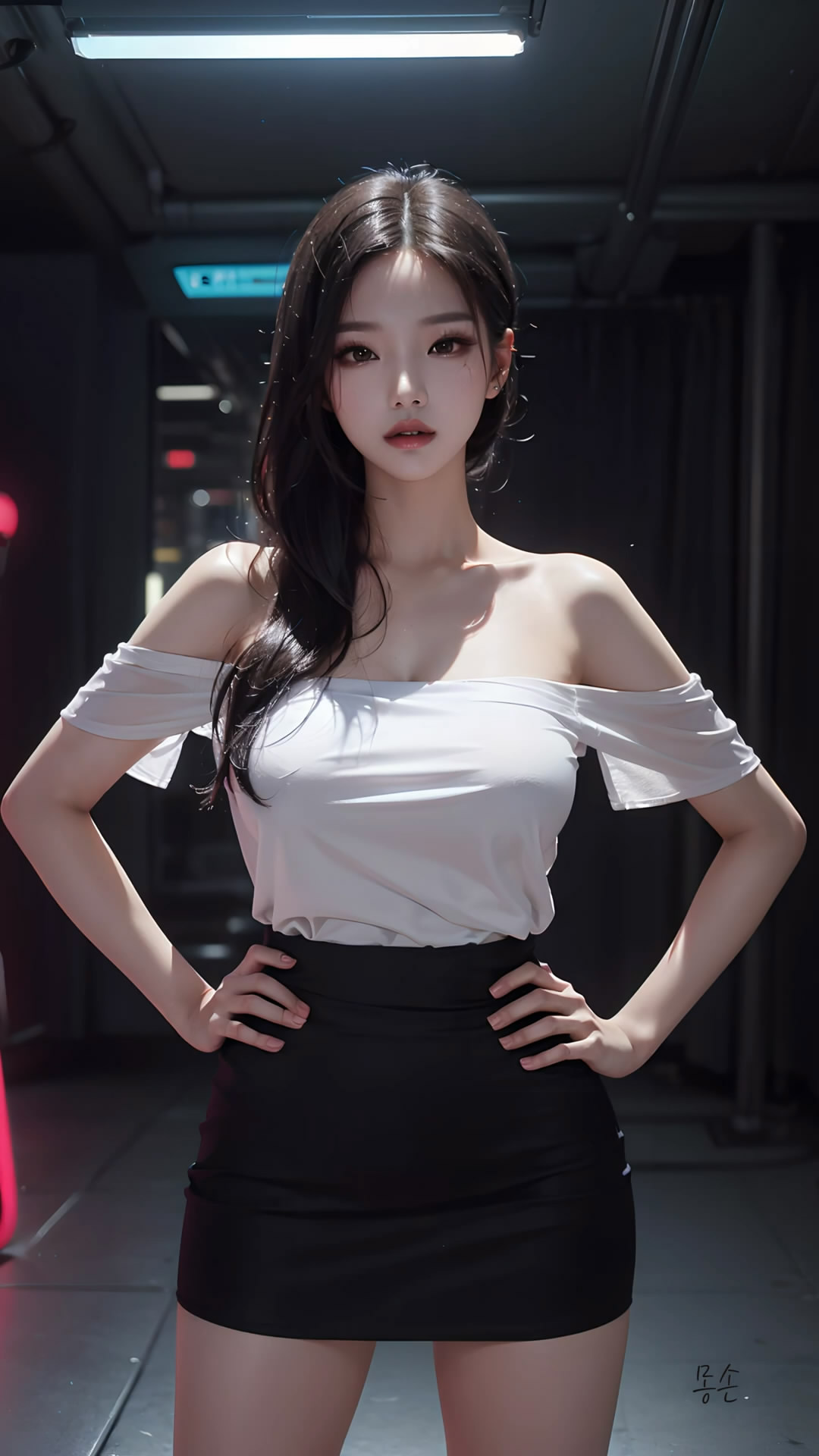 【Ai艺术】身穿连衣裙的女孩