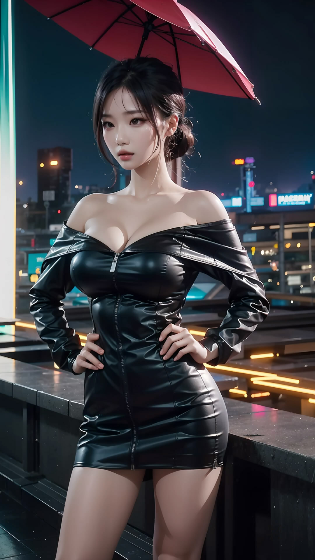 【Ai艺术】身穿连衣裙的女孩
