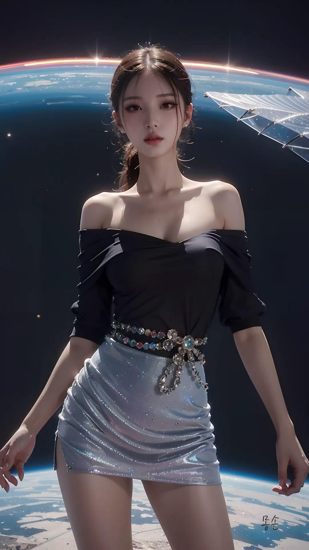 【Ai艺术】身穿连衣裙的女孩