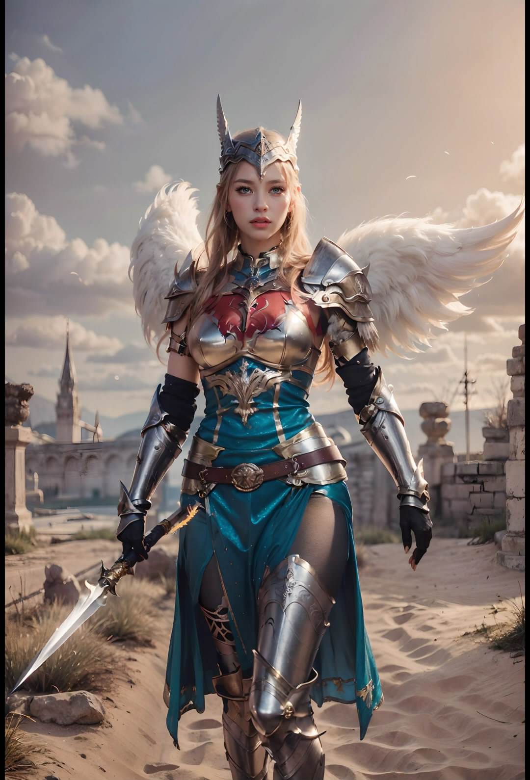 【Ai艺术】女武神cosplay