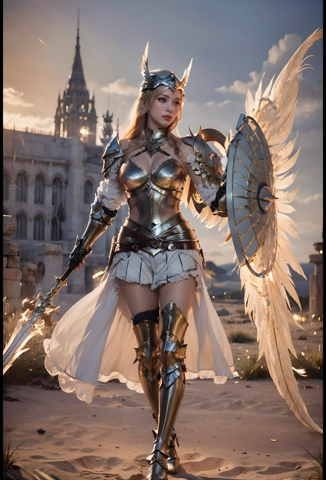 【Ai艺术】女武神cosplay