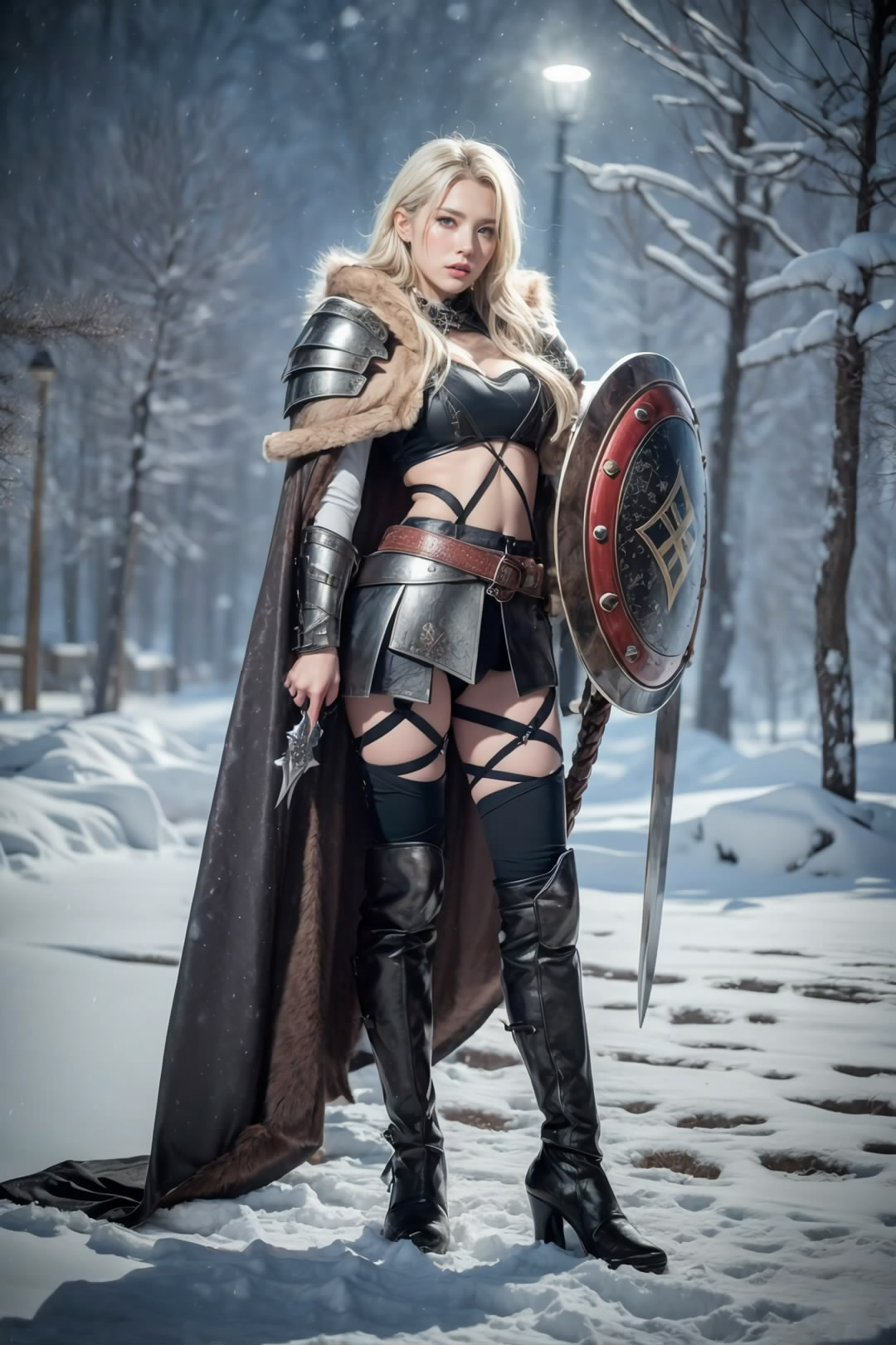 【Ai艺术】北欧战士cosplay