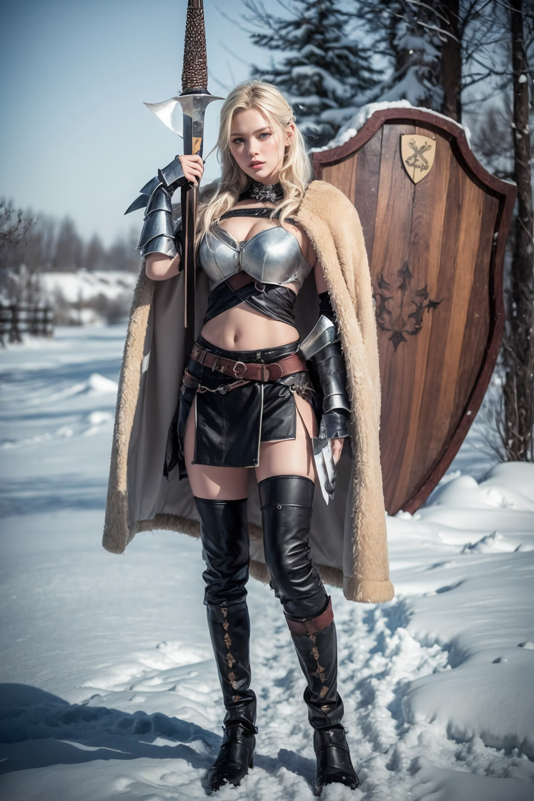 【Ai艺术】北欧战士cosplay